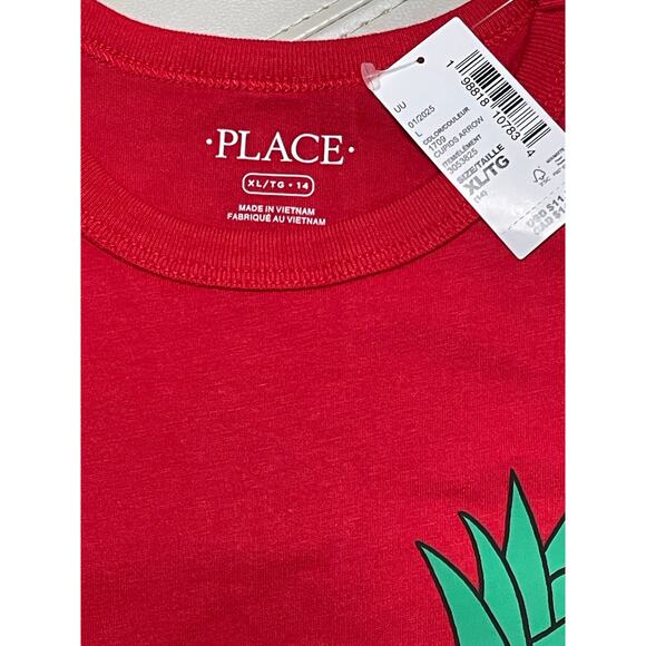 The Children's Place Red Pizza Graphic T-Shirt XL - Picture 5 of 7